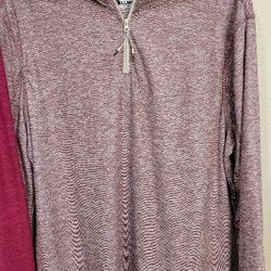 Tallwoods pullover Dri fit long sleeve shirt size Large