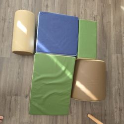 Kids Climbing Blocks