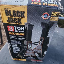 New in Box - Torin Black Jack 3-Ton Steel Jack Stands (Pair)