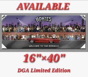 DGA Limited Edition Large Canvas Art - 16" x 40"