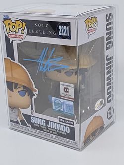Funko Pop! SIGNED BY JSA Sung Jinwoo 2221 Chalice Exclusive