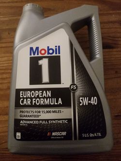Mobil 1 European Car Formula 5W-40 Motor Oil