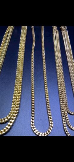 Real 925 Franco chains