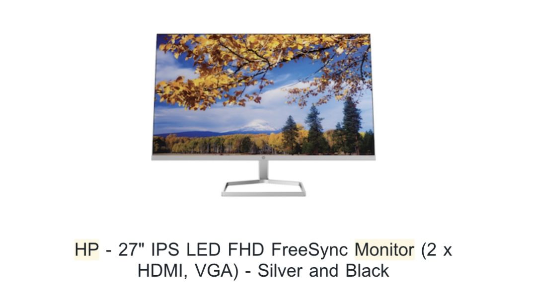 Used hp Monitor
