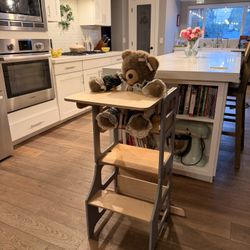 Solid Wood Handmade 4-in-1 Highchair