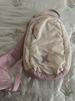 Pink hurley sling bag