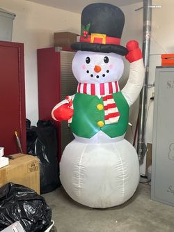 Inflatable Xmas Snowman for Yard