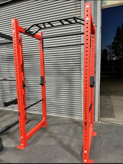 NEW Squat Rack Cage For Home Gym Bumper Plates Adjustable Bench Rubber Flooring Mats Dumbbells Kettlebells Olympic Weights 