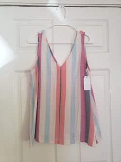 Woman Woven Tank Top