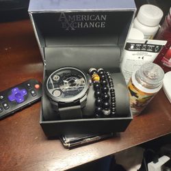 American Exchange Watch And Bracelets