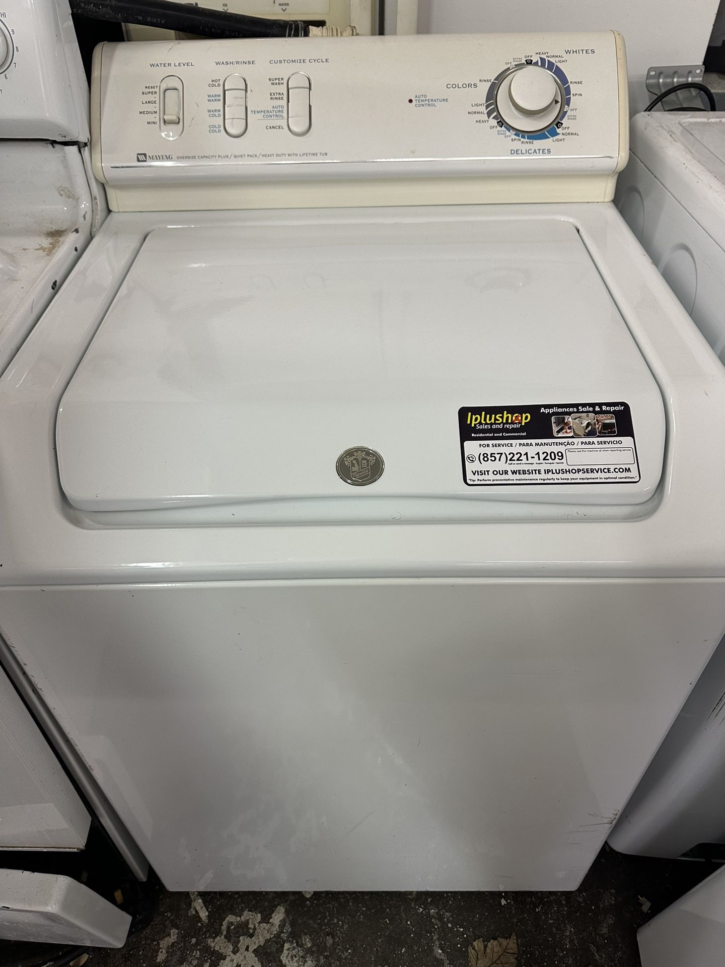 washing machine in excellent working order. iplushop guarantee