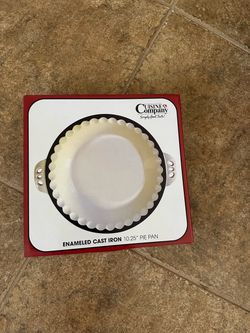 Cuisine & Company Enameled Cast Iron Pie Pan