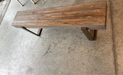 Wood Bench