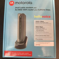 Motorola Modem/WiFi Router Plus 2 Phone Lines