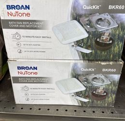 NuTone QuicKit 60 CFM 3.0 Sones Bathroom Replacement Motor and Grille/Cover