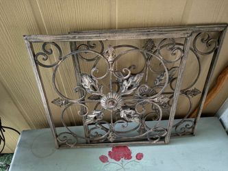 Metal wall decor, outdoor