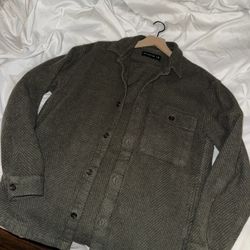 Abercrombie Heavyweight Cotton Button-Up - Mens Medium