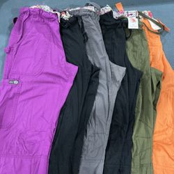 6 Pairs Sz XS Koi Nursing Scrub Bottoms 