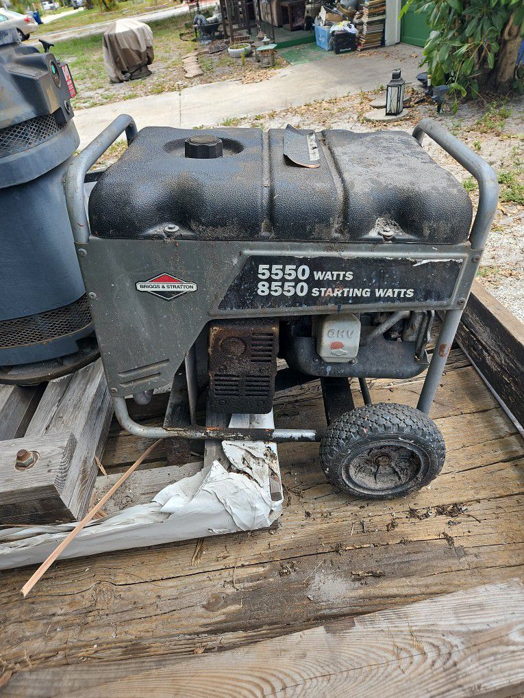 Fifty five hundred and fifty watt generator