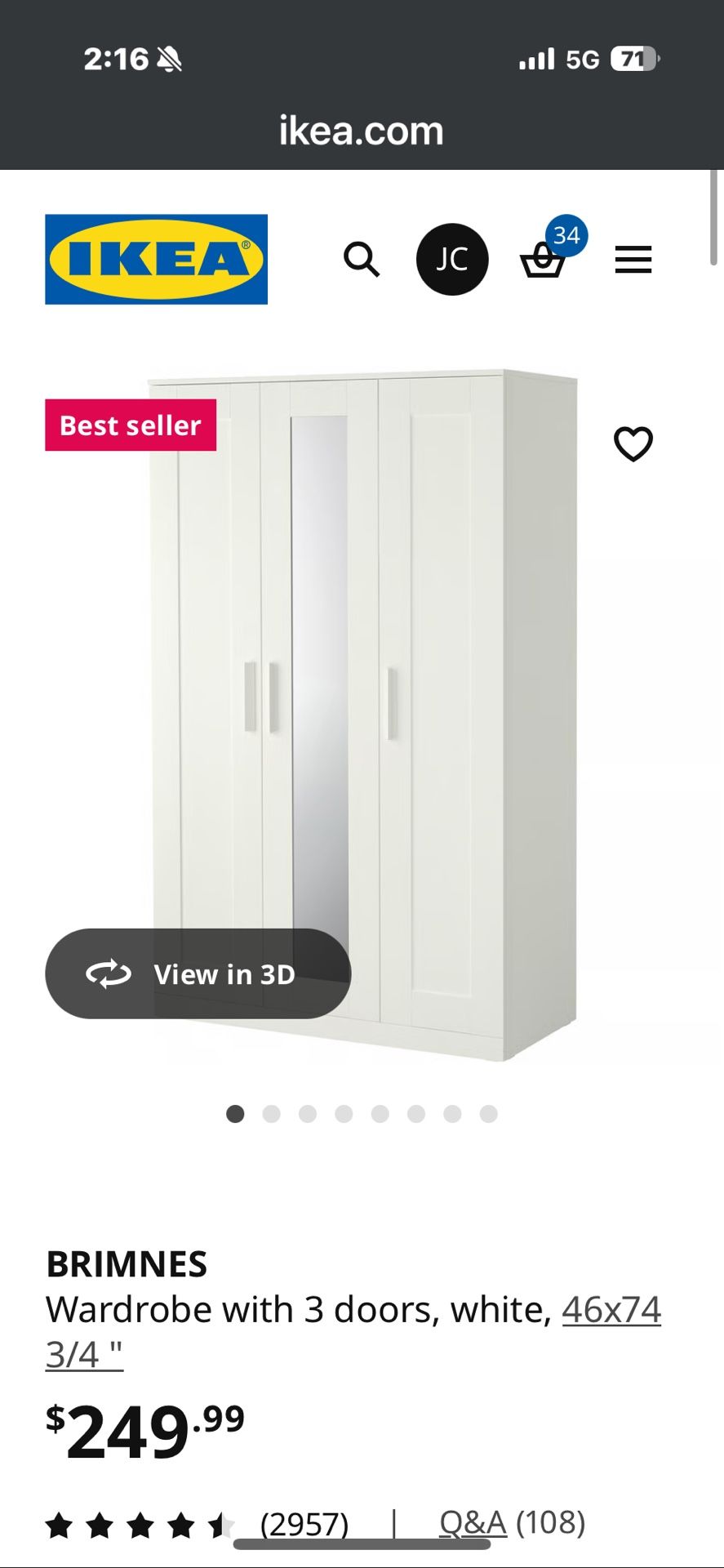 FREE WARDROBE MUST BE GONE BY SUNDAY