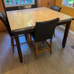 Solid Marble Dining Table 