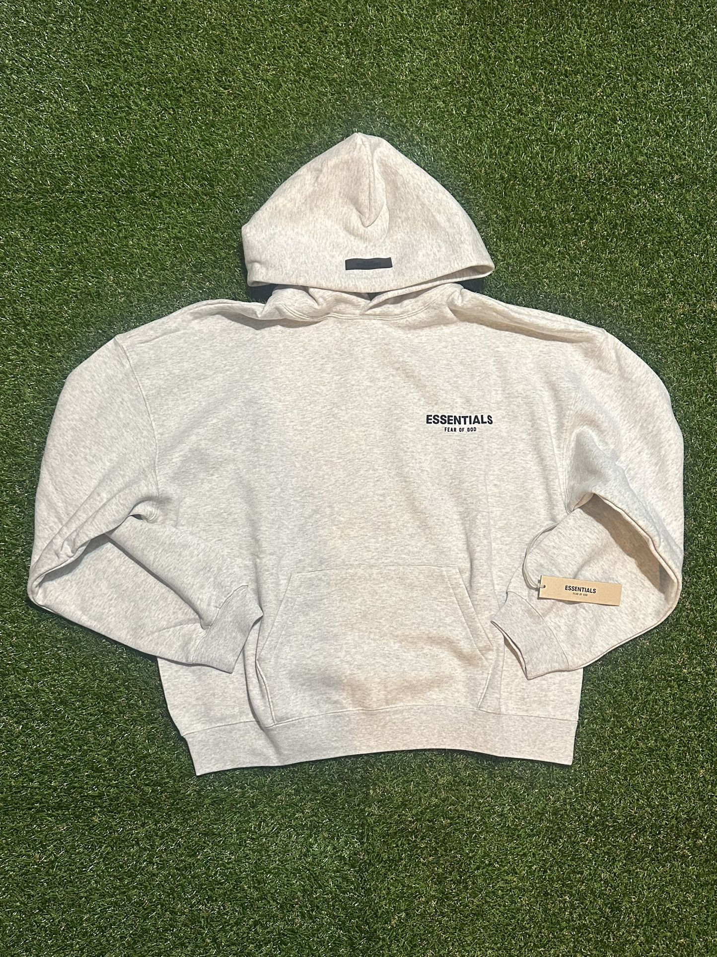 BRAND NEW - ESSENTIALS HOODIE - MULTIPLE SIZES- LIGHT GRAY
