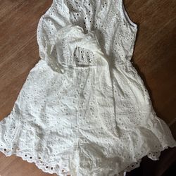 Womens Romper White New S/M