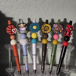Beaded pens