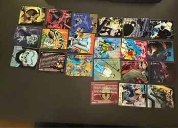 Lot of 23 of the 1995 SKYBOX BATMAN & ROBIN