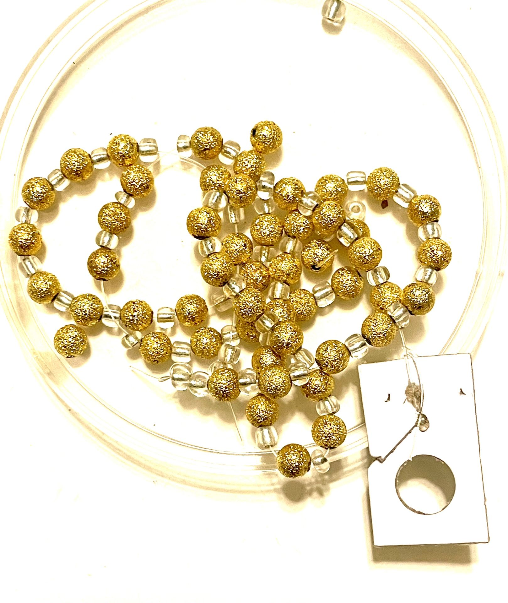 2 Strands Of Shimmering Beads