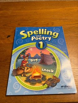 Abeka Spelling and Poetry 1 Fifth Edition
