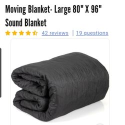 5-Large Sound Control Blankets 