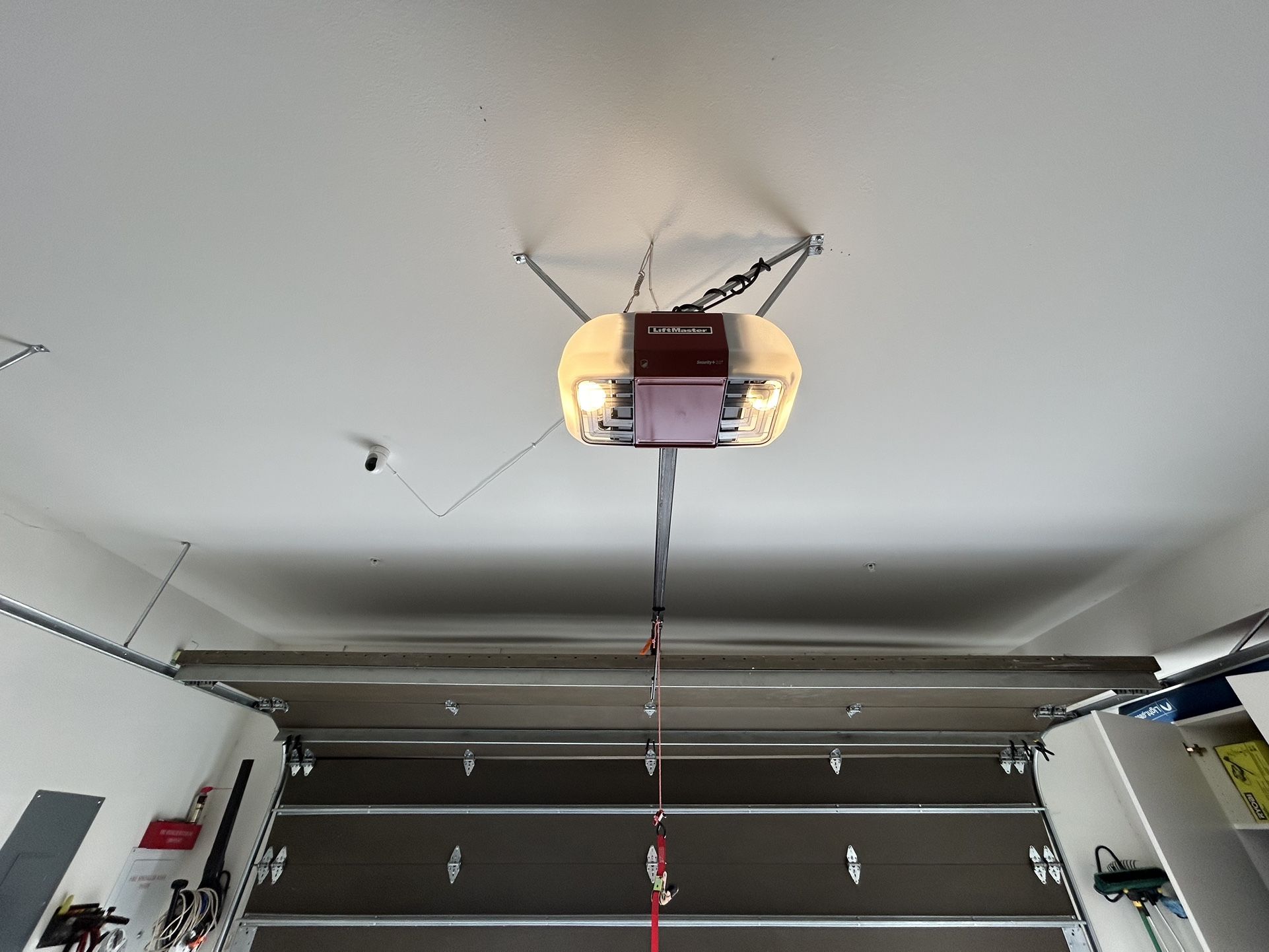 Garage Door Spring And Opener Adjustment And Replace