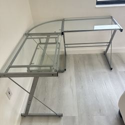 Glass Desk 
