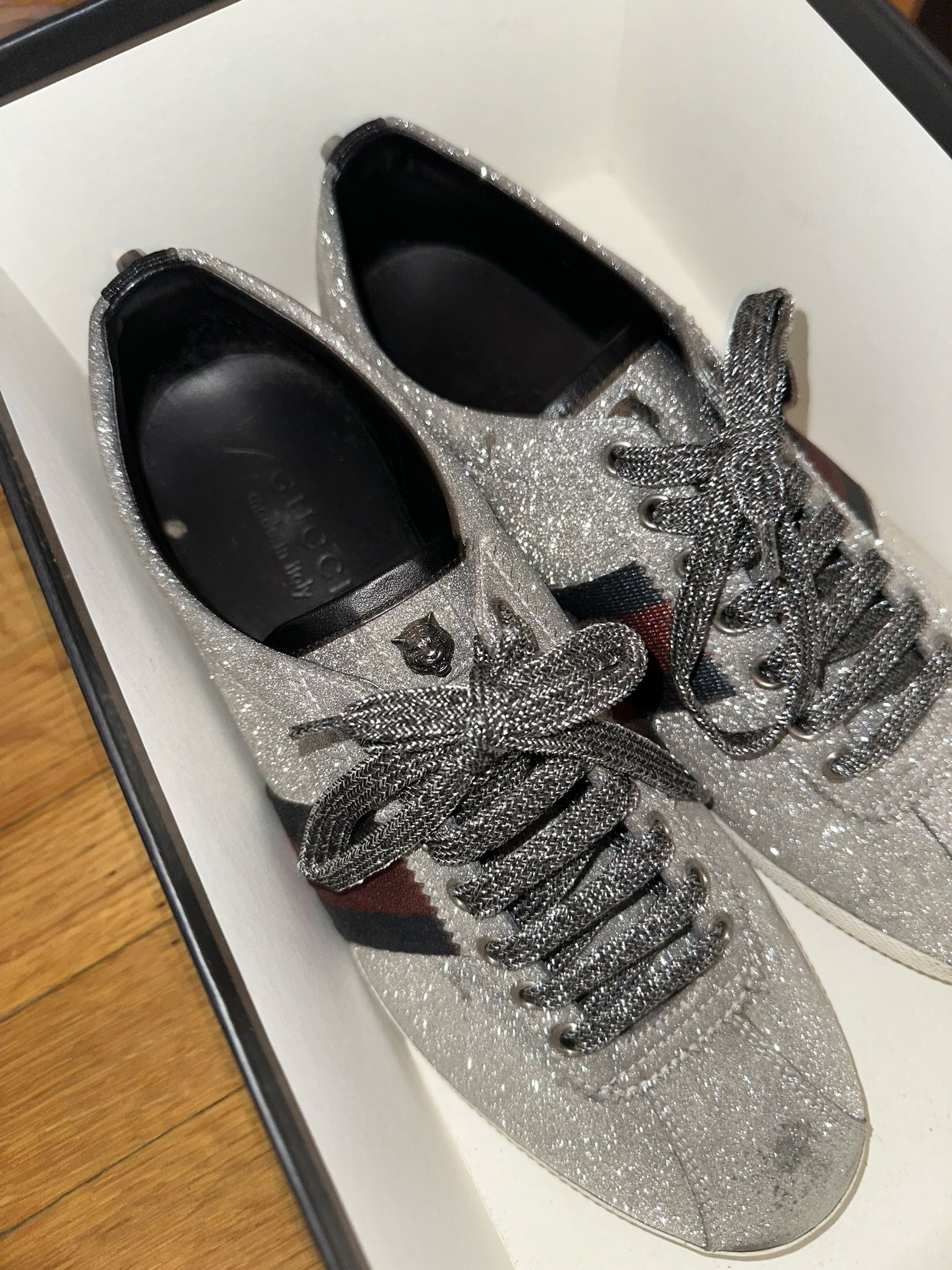 Gucci Glitter Shoes