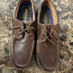 Sperry Top Sidter Leather 10.5 Memory Foam