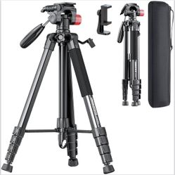 CAMBOFOTO 74"-Camera-Tripod with Holder and Travel Bag