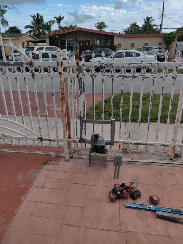 electric gate motor install for sale in kendall, fl - offerup