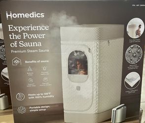 Portable Steam Sauna Homedics BNIB