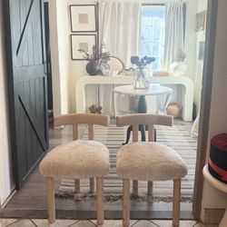  CB2 Shearling Perle  Dining/Accent Chairs by Goop