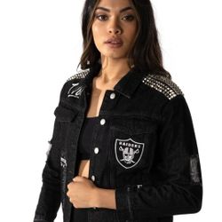 Lv Raiders Womans Denim Jacket
