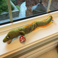 Morrie the Eel 2000 Ty Beanie Baby Mint Condition with all tags attached 