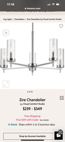 Zinc Chandelier