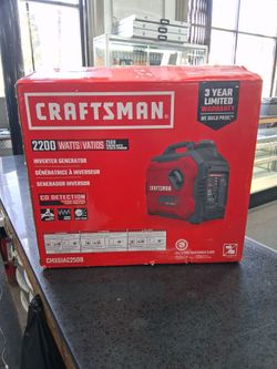 Craftsman 2200 Watt Inverter Generator