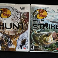 Bass Bro Shops The Hunt & The Strike Wii