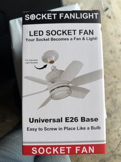 LED SOCKET FAN