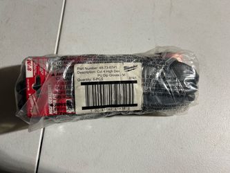 NEW Milwaukee Cut Level 4 Work Gloves Medium – 6 Pairs