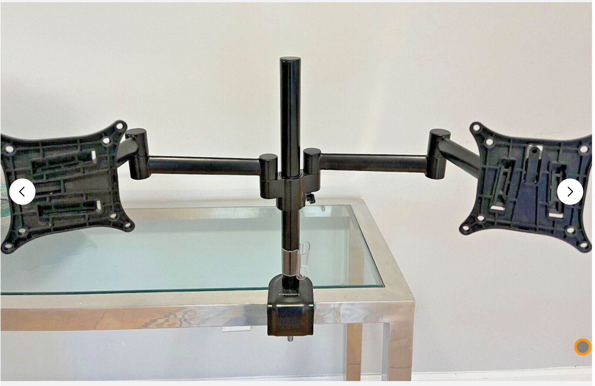 Enhance your work productivity with the Autonomous A139 Dual Monitor VESA Standard Mounting Arm. This desk mount is perfect for those who use two moni
