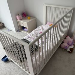 Used Baby Crib And Changing Table From IKEA Gulliver