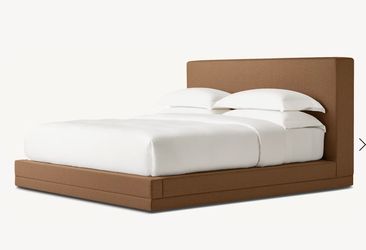 Restoration Hardware - King Bed Frame with HeadBoard.